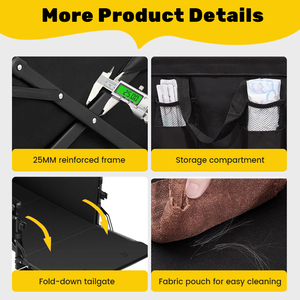 공장 직송 캠핑 웨건 카트 경량 유틸리티 정원 카트 접이식 플랫폼 OEM 맞춤 제작 가능 - Product Image 4