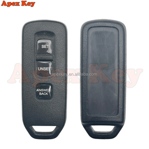 Remplacement de clé de moto intelligente Hon-da de haute qualité, coque en ABS noire - Product Image 5