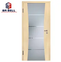 Simple Design Frosted Glass Panel Project Door Design
