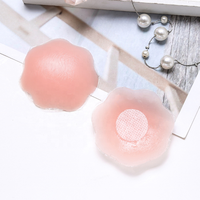 Cache-tétons adhésifs invisibles réutilisables en silicone