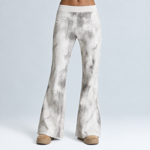 manufacturer custom designer sweatpants <b>y2k</b> streetwear acid wash women flared <b>pants</b> - Product Image 1