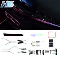 Kit d'éclairage d'ambiance LED pour voiture RGB 64 couleurs, éclairage d'ambiance pour tableau de bord AC 22 en 1 pour BMW Série 3 G20 2023-2025 Symphony