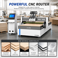 Machine de fraisage CNC multi-têtes 1325 à 3 broches pour perçage, découpe et rainurage de panneaux ACP, MDF, bois massif, portes et meubles fins