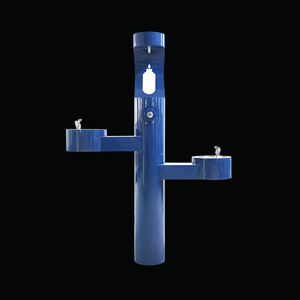 Fontaine à eau extérieure en acier inoxydable 304, eau froide, montage au sol, électrique, utilisation extérieure - Product Image 2