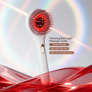 Hoofdhuid Massage Draagbare Etherische Olie Elektrische Kam Licht Trillingen Ems Hoofd <span class=keywords><strong>Massager</strong></span> Haargroei Baichang Pm138 - Product Image 5