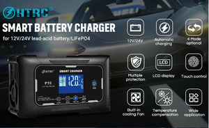 Cargador HTRC P15 de 220W con Reparación de Pulsos Totalmente Automática, 12V/15A 24V/10A, Pantalla Táctil, Carga Rápida Inalámbrica y Protección Múltiple - Product Image 4