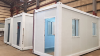 Moderno portátil al aire libre pequeña estructura de acero contenedor Modular Casa Hogar Oficina tienda uso móvil sándwich Panel arquitectura