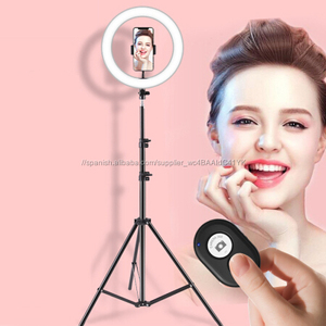 18 "anillo de luz autofoto con el titular del teléfono en vivo transmitido en tiktok youtube twitter línea instagram facebook - Product Image 1