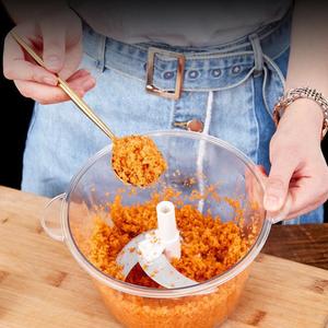 Large 1.5L Bowl Effortless <b>Vegetable</b> <b>Chopper</b> Meat Mincer Fruits and Herbs <b>Chopper</b> Garlic Onion Hand Press Manual Food <b>Chopper</b> - Product Image 3