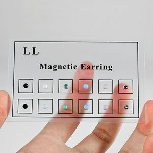 Ensemble 12 boules d'opale en argent boucles d'oreilles nez Non percé lèvre <span class=keywords><strong>Labret</strong></span> goujon nez <span class=keywords><strong>anneau</strong></span> en acier inoxydable <span class=keywords><strong>faux</strong></span> tricheur magnétique fiançailles - Product Image 4