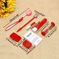 Lot de 8 Kits d'Hygiène Bucco-Dentaire Portable Orthodontique – Fournitures et Brosses à Dents