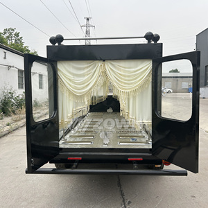 Exquisito Carro Fúnebre Artesanal con Superficie Resistente al Desgaste para un Transporte Elegante de Ataúdes, Ideal para Desfiles Fúnebres Formales - Product Image 6
