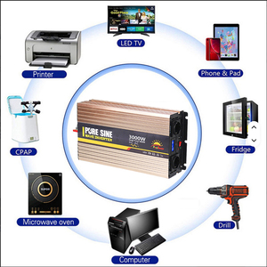 Convertisseur d'énergie hors réseau à onde sinusoïdale pure 12V <span class=keywords><strong>24V</strong></span> 48V CC vers 110V 220V 230V CA 1000W 2000W 3000W 5000W 6000W - Product Image 3