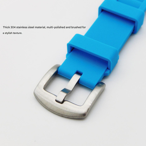 Upro Quick Release 20mm 22mm Silicone <b>Watch</b> Band for Diving <b>Watch</b> Waterproof Sport Strap Heavy Duty <b>Rubber</b> Wristband - Product Image 5
