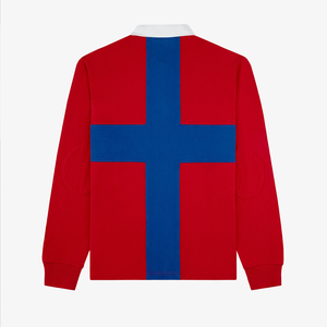 Nuovo arrivo all'ingrosso camicia da uomo retrò sportiva a maniche lunghe con pannelli incrociati per l'autunno - Product Image 3