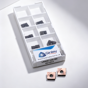 Inserti per fresatura in carburo indicizzabili a <span class=keywords><strong>spalla</strong></span> quadrata BNM100 LRNM-100/200/300 per la lavorazione di acciaio per stampi e leghe d'acciaio - Product Image 2