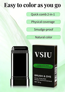 Bâtonnet de teinture capillaire VSIU OEM 2 couleurs, étiquette privée, résistant à l'eau et à la transpiration, baguette de <span class=keywords><strong>coiffeur</strong></span> pour femmes et hommes - Product Image 4