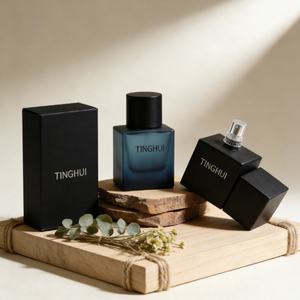 Custom Logo Luxury 50ml Empty Fragrance <b>Bottle</b> Refillable Containers Glass <b>Perfume</b> <b>Bottles</b> <b>with</b> <b>Pump</b> Sprayer - Product Image 1