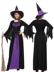 Disfraz de Bruja 2026 al por Mayor, Traje de Juego de Rol de Diablo, Disfraz de Hechicera para Halloween, Ropa para Actuaciones Escénicas - Product Image 6