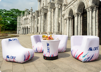 CATC Publicité Événements Utilisation Meubles Gonflables Canapé Gonflable Facile à Installer pour L'extérieur Tailles Personnalisées Chaise Gonflable