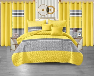 Juego <span class=keywords><strong>de</strong></span> ropa <span class=keywords><strong>de</strong></span> cama <span class=keywords><strong>de</strong></span> 9 piezas <span class=keywords><strong>2023</strong></span> en stock con cortinas a juego, colcha y sábanas con patrón <span class=keywords><strong>de</strong></span> personajes para cama tamaño King o Queen - Product Image 1