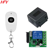 Controlador Receptor RF 315/433 MHz, Corriente Máxima de 10A, Alimentación de 12V CC, Rango de 30-100m, Sistema de Hogar Inteligente, Interruptor de Control Remoto NFC ASK