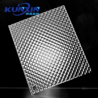 Offres Spéciales Anti-éblouissement Linéaire Lumière Couverture Pmma Acrylique Lumière Diffuseur 4x8 Feuille En Plastique Ugr 19 Diffuseur Prismatique