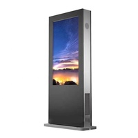 Affichage numérique extérieur sans ventilateur EKAA IP67 65 pouces 4000 Nits lisible en plein soleil pour publicité en magasin et ascenseur