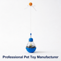 Jouet pour chat moderne et écologique avec boule lumineuse LED et rembourrage à la catnip pour le jeu autonome à la maison au quotidien