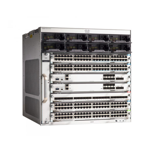 Para C9410R= Switch de Red Empresarial de Alta Gama de la Serie Catalyst 9400, 10 Ranuras, 13 RU, con SNMP y QoS - Product Image 1