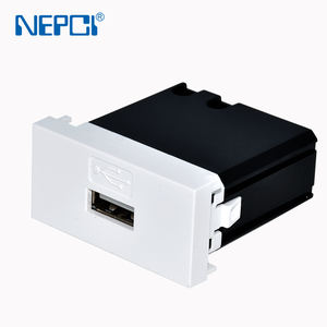 NEPCI Factory 5V2.1A 45*22.5mm Vertical USB A Module de <span class=keywords><strong>prise</strong></span> de chargeur XJY-USB-A41 adapté à la plaque décorative murale <span class=keywords><strong>Legrand</strong></span> - Product Image 5
