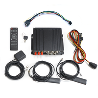 Enregistreur de conduite MDVR 4 canaux pour bus scolaire, véhicule, camion, NVR avec système de surveillance GPS WIFI 4G, ADAS, DSM, DMS, BSD, DVR mobile, MDVR