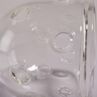 Diffuseur de lumière en verre de haute qualité en borosilicate 3.3, transparent, poli, en forme de dôme, fabriqué à la main, écologique, pour éclairage intérieur, abat-jour en verre gratuit