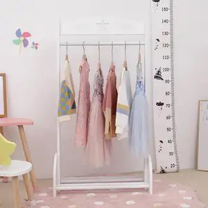 Kids Dress Up Storage, Kids' Costume Organizer Center, Open Hanging Closet , Kids Clothing Rack for Small Space