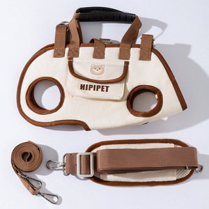 Sac à dos de transport pour <span class=keywords><strong>chien</strong></span> en tissu Oxford respirant, portable, à bandoulière, à porter à l'épaule, pour l'extérieur - Product Image 3