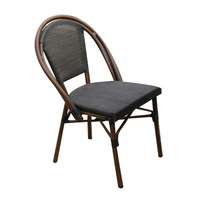 Ensemble table et chaises d'extérieur en rotin PE, style nordique minimaliste, résistant à l'eau, aux rayons UV et au soleil, pour balcon et jardin