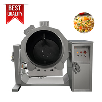 Robot cuiseur à riz frit rotatif intelligent pour la cuisine de restaurant Machine à sauter automatique pour la cuisson au gaz commerciale