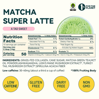 Poudre de thé Lifeworth végétalienne Keto de qualité cérémoniale, mélange de champignons et de matcha, superaliment sans sucre, emballé en sachet et en boîte