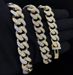 Pulsera de Cadena con Diamantes Moissanite en Oferta, con Cierre Seguro para Hombre y Mujer, Joyería de Moda, Suministro al por Mayor de Fábrica - Product Image 4