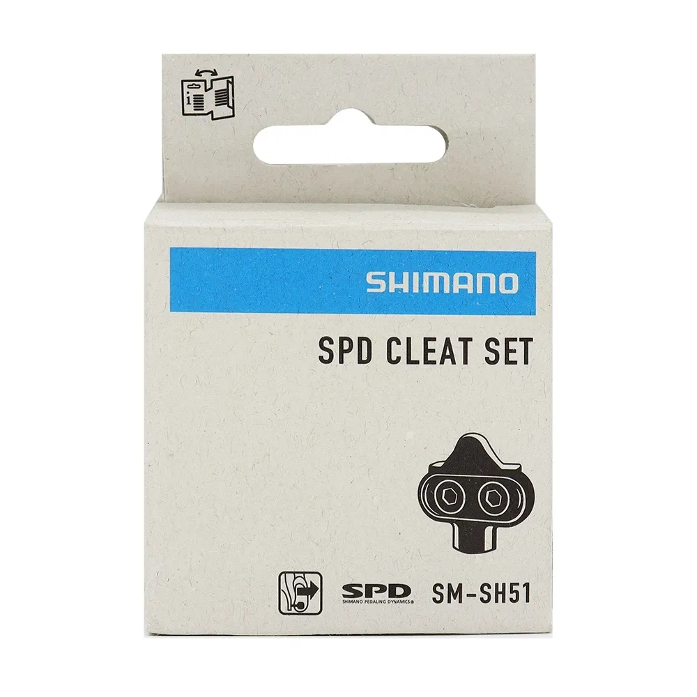 Shimano Spd Sh56 Sh51 Mtb Fietspedaalschoenplaatjes Enkelvoudig Ontgrendeling Multi-Release Pedaal Fietsschoen Onderdelen Voor M520 M540 M505