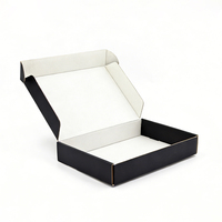 Boîte d'expédition pliable en carton ondulé, design personnalisé, recyclable, pour l'expédition et la livraison express