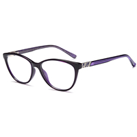 Charme design classique lunettes optiques montures de machine en acétate