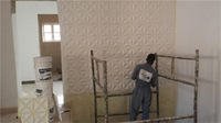 Fabricant personnalisé vente en gros maison déco intérieur mur 3D panneau tridimensionnel fond de mur