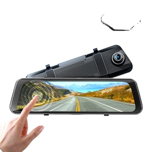AZDOME AR09 대시 캠 4K 미러 Dashcam 9.66 인치 터치 스크린 자동차 블랙 박스 <span class=keywords><strong>Dvr</strong></span> 레코더 와이파이 주차 모니터 Dashcam - Product Image 1