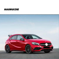 Kit de conversion style AMG45 pour Mercedes-Benz Classe A W176 13-18, mise à niveau A45, kit carrosserie W176, conversion de pare-chocs, lifting