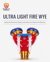 Diviseur de tuyau d'incendie ultra-léger de haute qualité, à poignée en T, 2 voies, 3 voies, interface Machino Storz DN65 DN80, approvisionnement direct usine