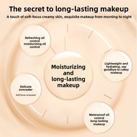 Fond de Teint Liquide Longue Tenue Weijie 6 Couleurs, Anti-Transfert, Contrôle du Sébum, Imperméable, Illuminateur, Base de Teint, Maquillage de Contouring