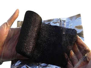 Nastro Adesivo in Resina Poliuretanica Nera Professionale Curabile per Protezione Industriale Contro Perdite e Corrosione - Product Image 2