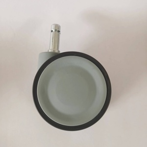 신상품 회전 플레이트 M10 M12 11mm 그립 스템 의료 기기 3 인치 의료용 트윈 휠 캐스터 75mm 킥 패드 브레이크 포함 - Product Image 2