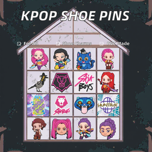 Charm de PVC al por Mayor con Diseño de Personajes de Kpop Demon Hunters para Zapatos <span class=keywords><strong>Crocs</strong></span>, Decoraciones Lindas Unisex, Accesorios DIY, <span class=keywords><strong>Pins</strong></span> - Product Image 2